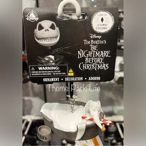 Disney Parks Nightmare Before Christmas Zero Light Up Sketchbook Ornament NEW